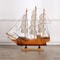 Wooden Sailboat Model Mediterranean Nautical Decor Accent For Coastal Home Styling 10