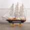 Wooden Sailboat Model Mediterranean Nautical Decor Accent For Coastal Home Styling 11