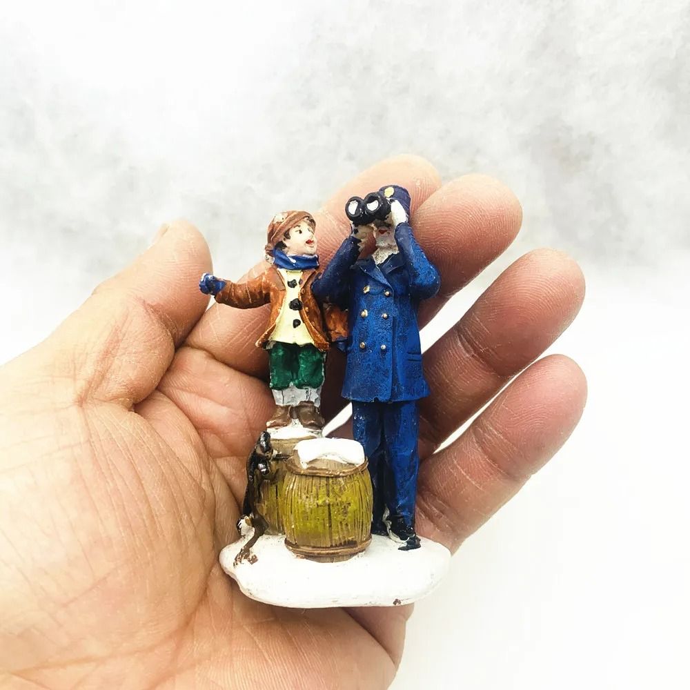 Miniature Holiday Figurines Sand Table Decor Set For Seasonal Desk And Scene Styling 9