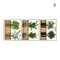 Plant Wall Stickers Potted Botanical Wall Decal Set For Fresh Home Decor Styling 2