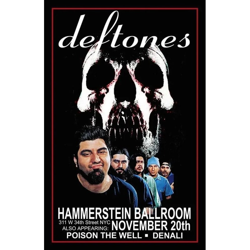 Deftones Album Poster Around The Fur Rock Band Wall Art For Aesthetic Room Decor 14
