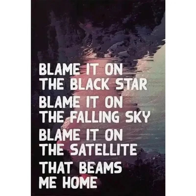 Radiohead The Bends Poster Album Cover Wall Art Canvas For Rock Music Decor 4