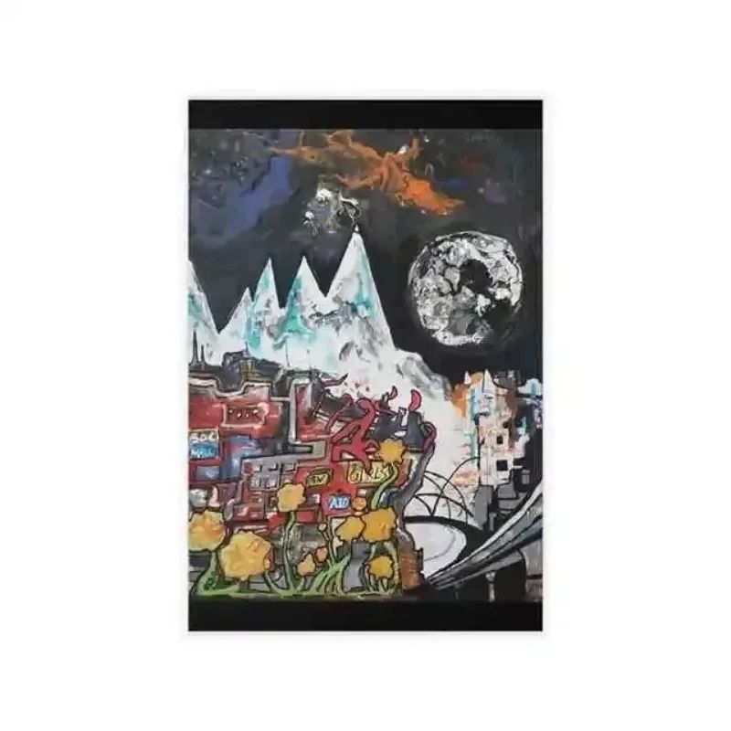 Radiohead The Bends Poster Album Cover Wall Art Canvas For Rock Music Decor 5