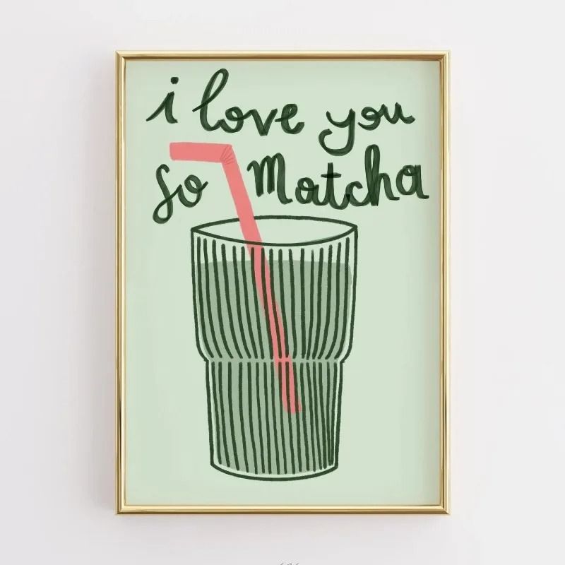 Funny Kitchen Wall Art Coffee Lover Poster Retro Food Canvas Print For Modern Kitchen Decor 4