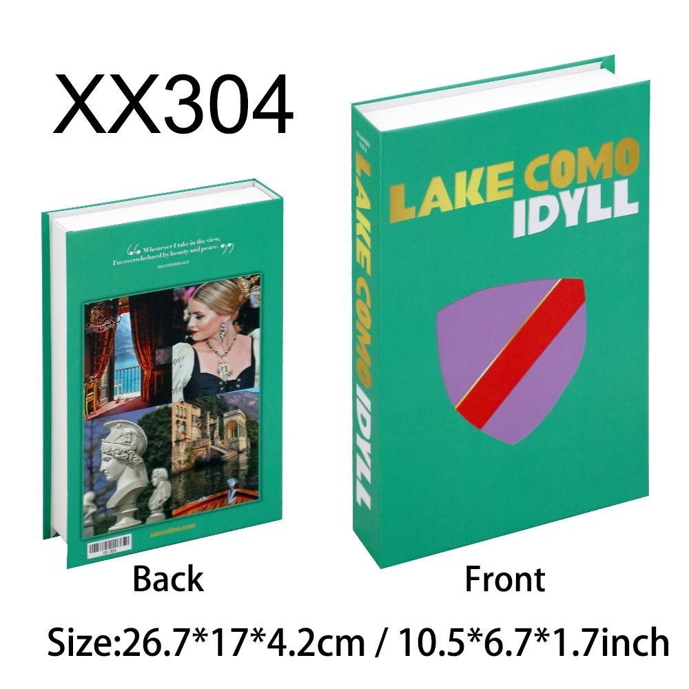 Decorative Fake Books Coffee Table Decor Set Faux Book Box For Stylish Home Staging 15