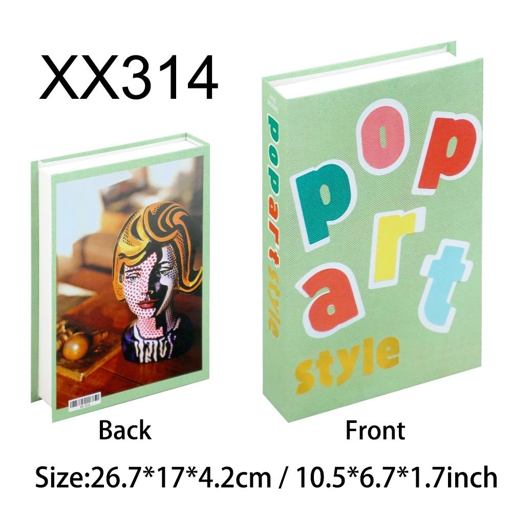 Decorative Fake Books Coffee Table Decor Set Faux Book Box For Stylish Home Staging 5