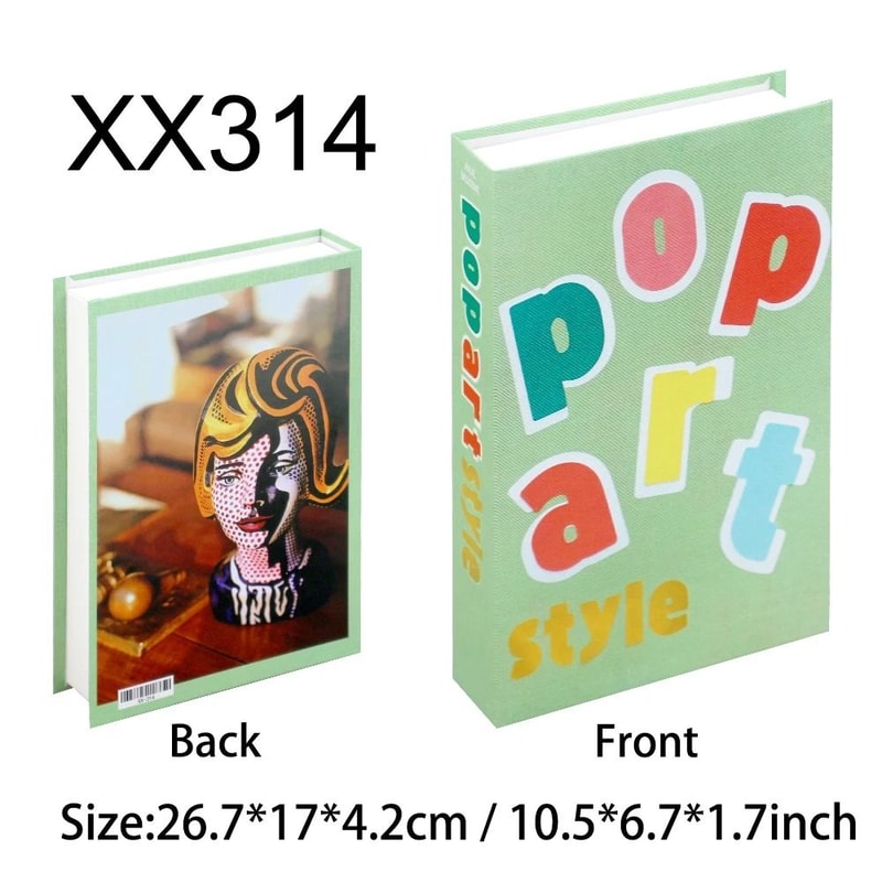 Decorative Fake Books Coffee Table Decor Set Faux Book Box For Stylish Home Staging 5