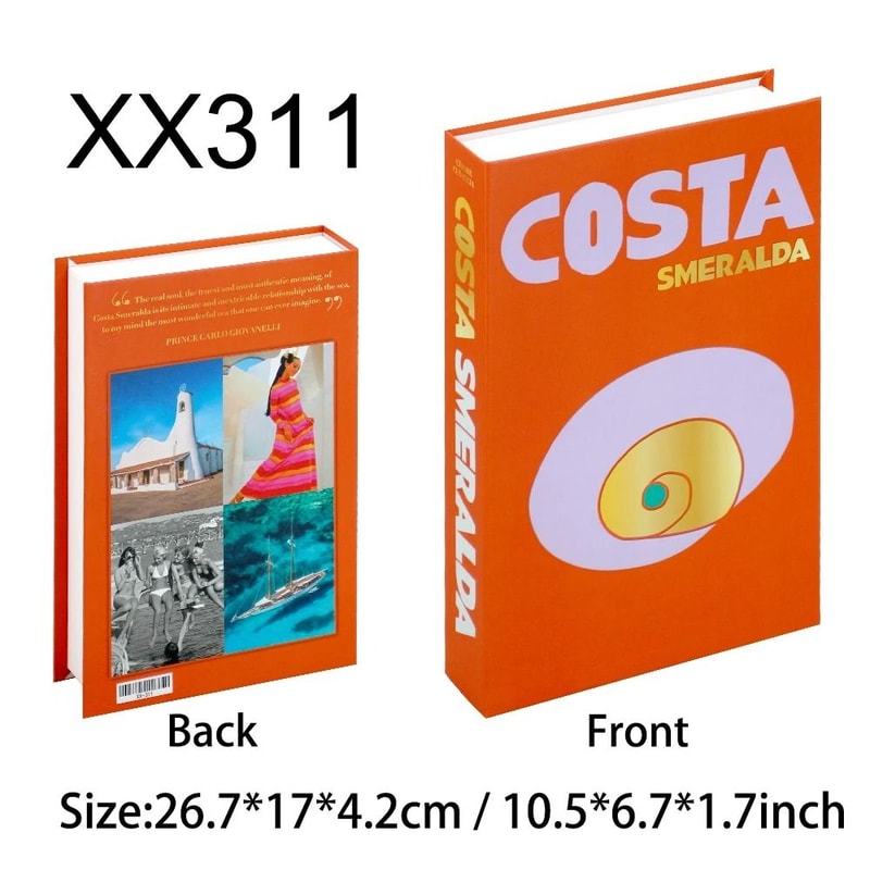 Decorative Fake Books Coffee Table Decor Set Faux Book Box For Stylish Home Staging 8