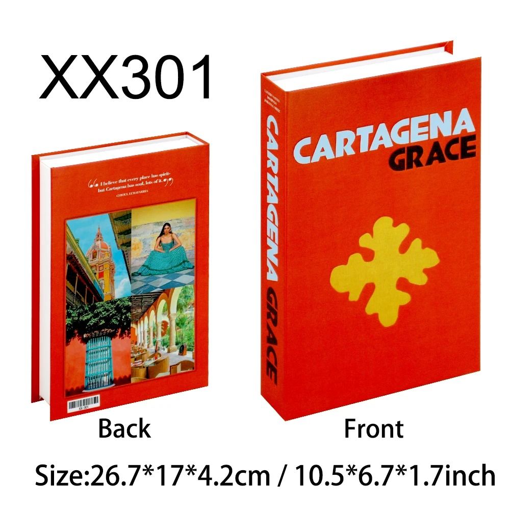 Decorative Fake Books Coffee Table Decor Set Faux Book Box For Stylish Home Staging 16