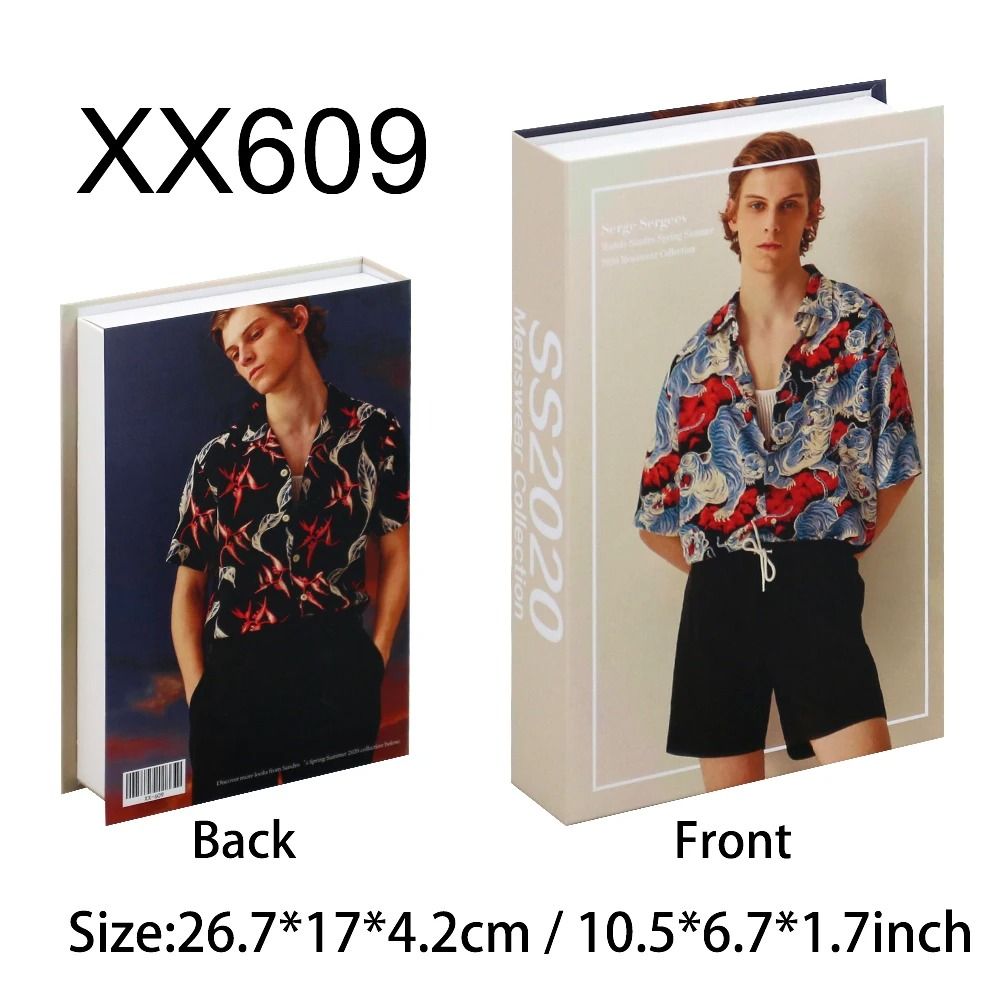 Decorative Fake Books Coffee Table Decor Set Faux Book Box For Stylish Home Staging 26