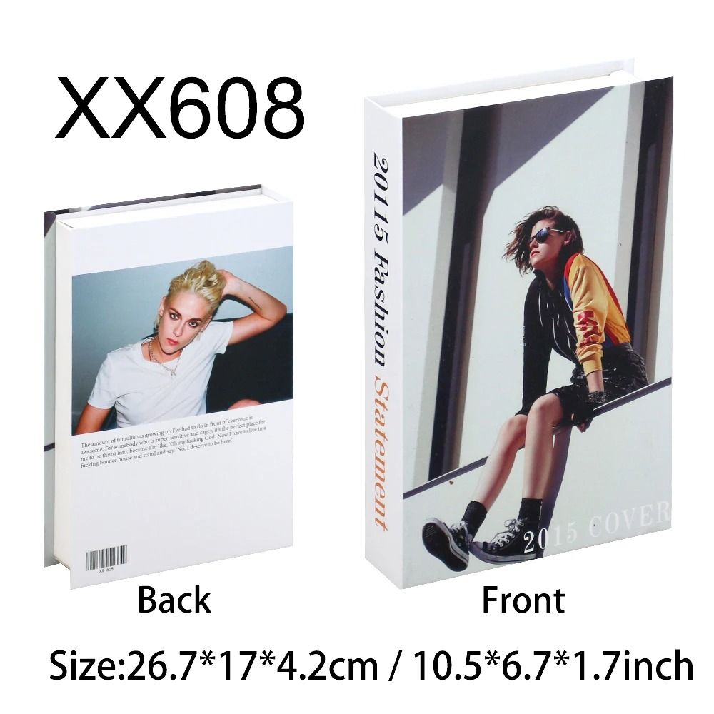 Decorative Fake Books Coffee Table Decor Set Faux Book Box For Stylish Home Staging 28