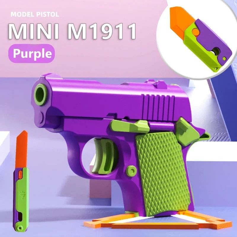 Carrot Fidget Toy 3D Printed Butterfly Style Stress Relief Gadget For Fun Desk Play 17