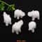 Crystal Elephant Figurine Mini Amethyst Stone Animal Decor For Healing And Home Display 2