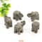 Crystal Elephant Figurine Mini Amethyst Stone Animal Decor For Healing And Home Display 11