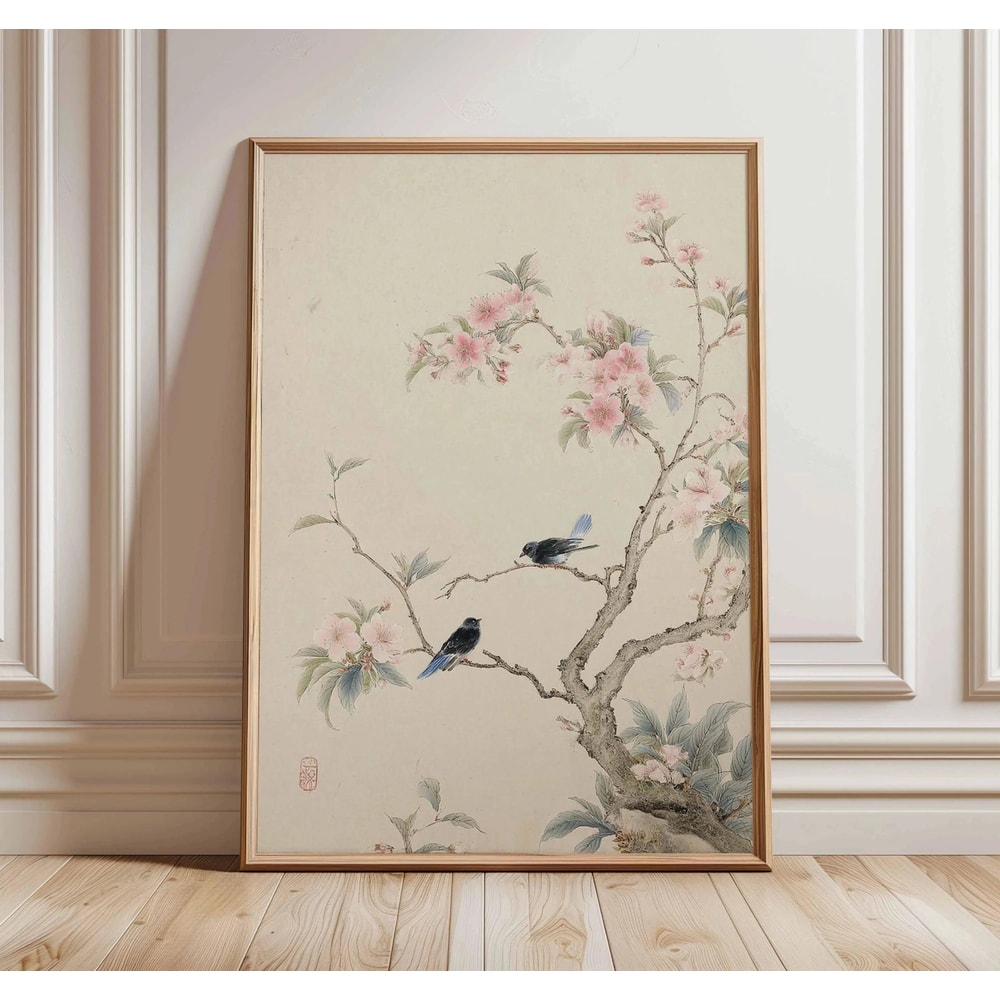 Japanese Pine Tree Wall Art Zen Nature Poster Minimalist Oriental Canvas Decor 16