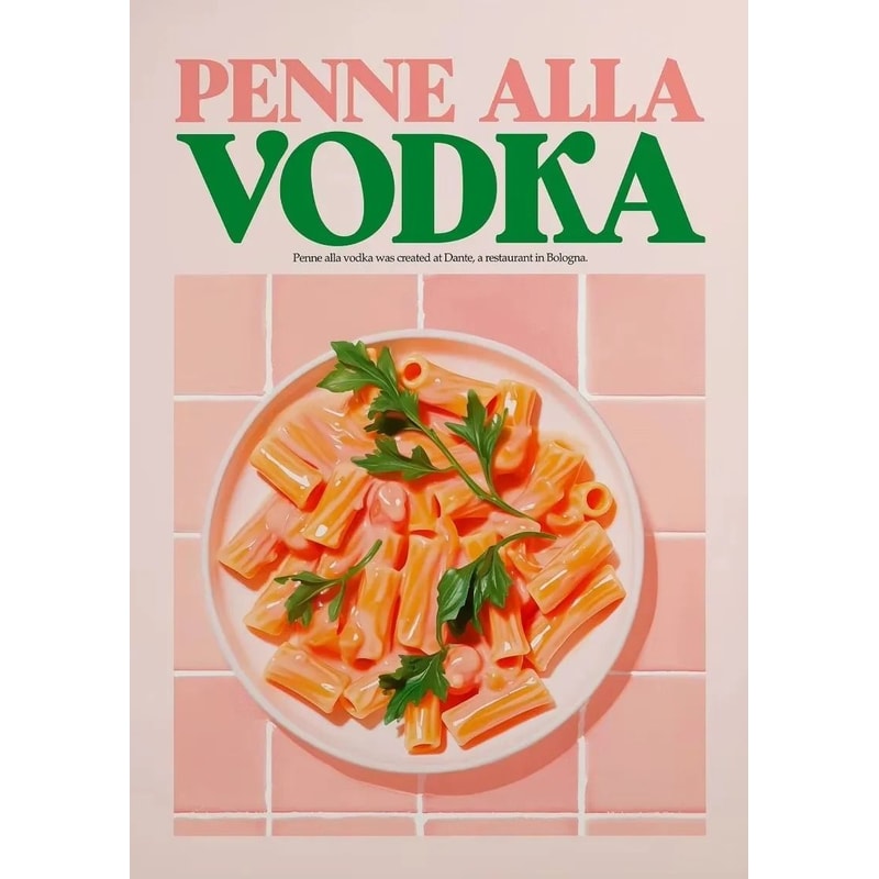 Italian Food Wall Art Aperol Spritz Cocktail Kitchen Poster Pizza Wine Canvas Decor 2