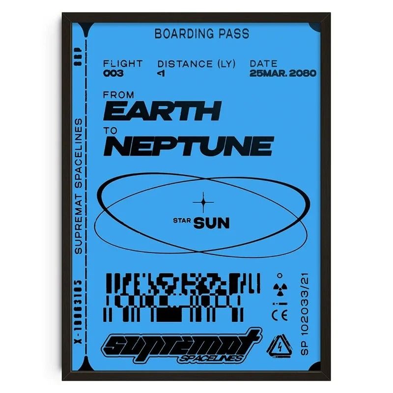 Bauhaus Geometric Wall Art Japanese Snake Poster Mid Century Modern Canvas Decor 14