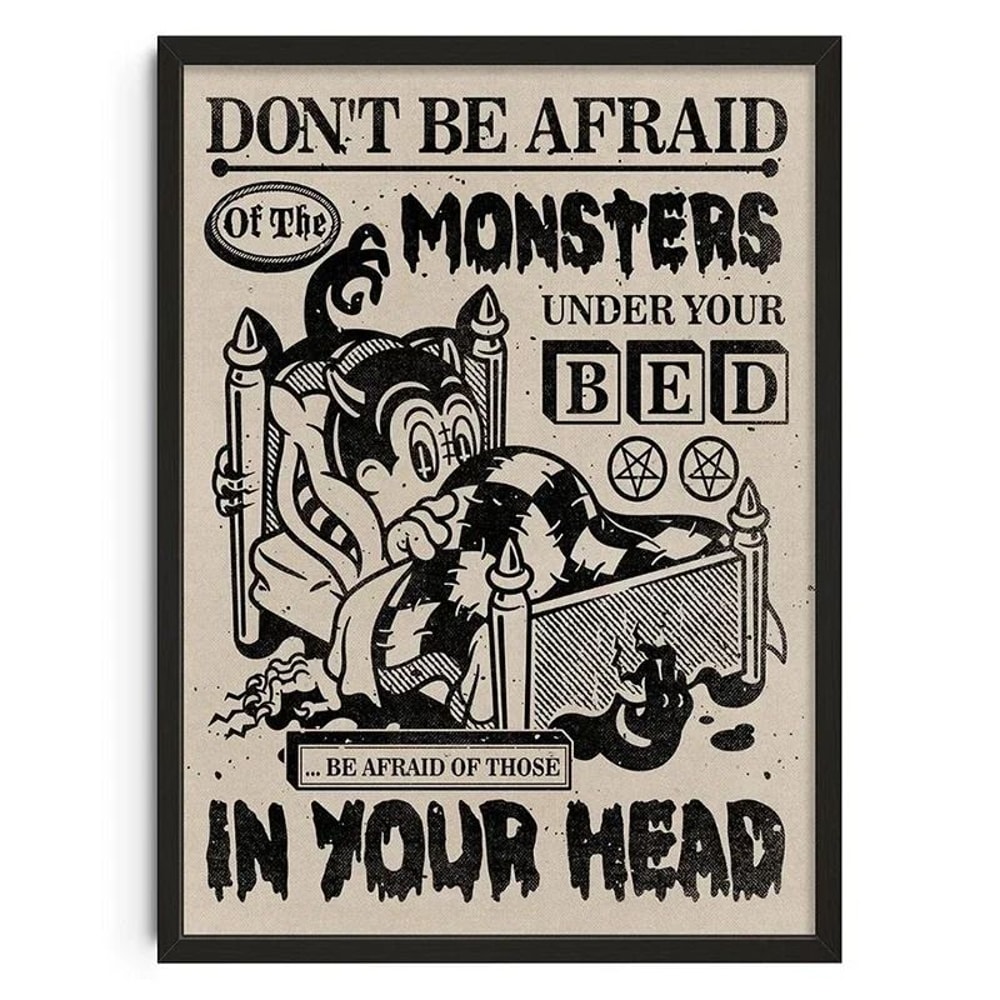 Bauhaus Geometric Wall Art Japanese Snake Poster Mid Century Modern Canvas Decor 4