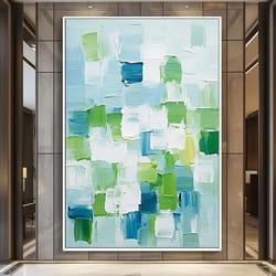 abstract texture oil painting canvas minimalist gold wall art for living room decor