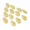 Gold Artificial Leaves Set Silk Leaf Decorations For Wedding Crafts And Home Decor 3
