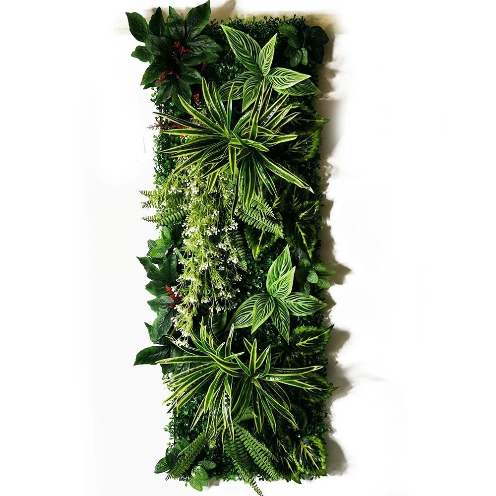 Artificial Boxwood Hedge Wall Panel Green Plant Backdrop Garden Decor 2