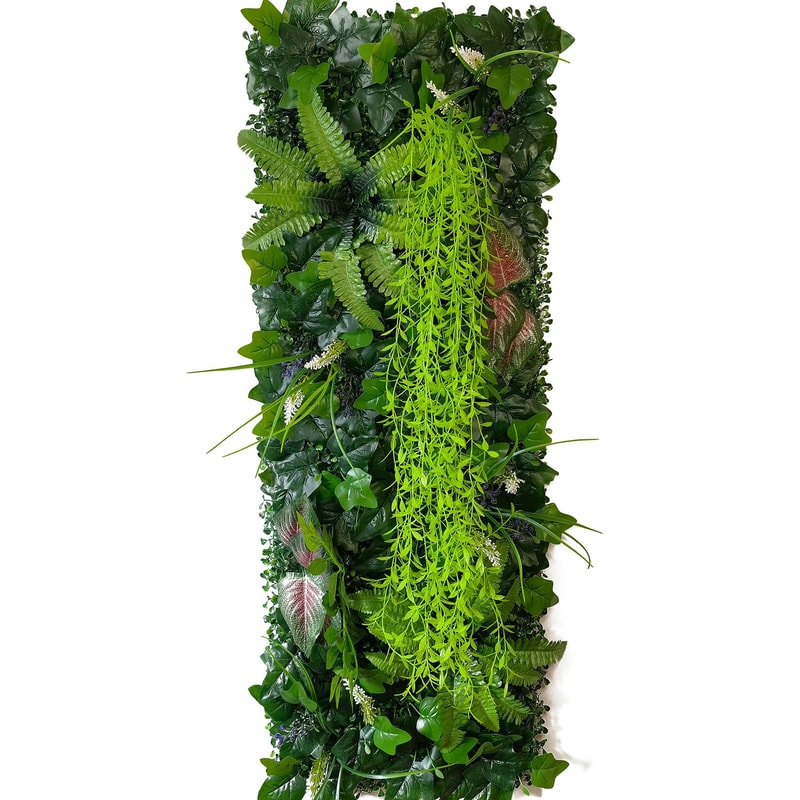 Artificial Boxwood Hedge Wall Panel Green Plant Backdrop Garden Decor 6