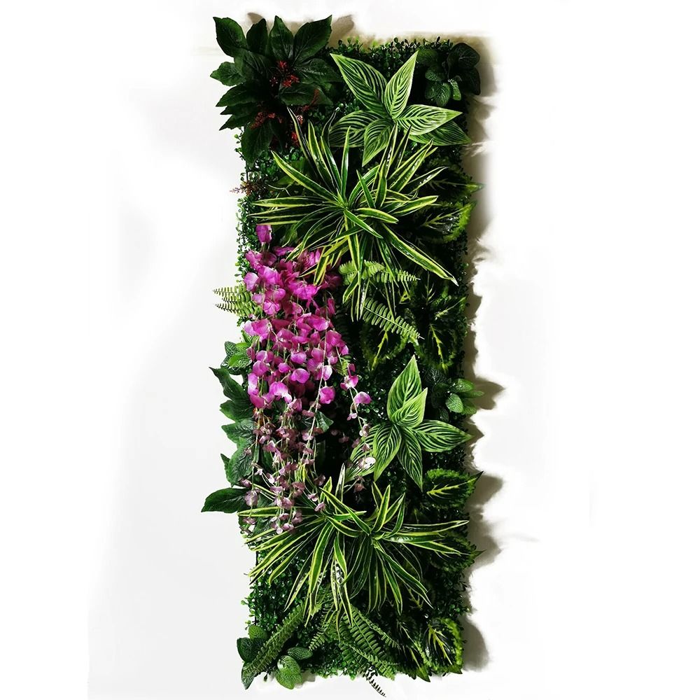 Artificial Boxwood Hedge Wall Panel Green Plant Backdrop Garden Decor 19