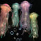 DIY Jellyfish Lamp Colorful Ocean Night Light Hanging Bedroom Decor 10