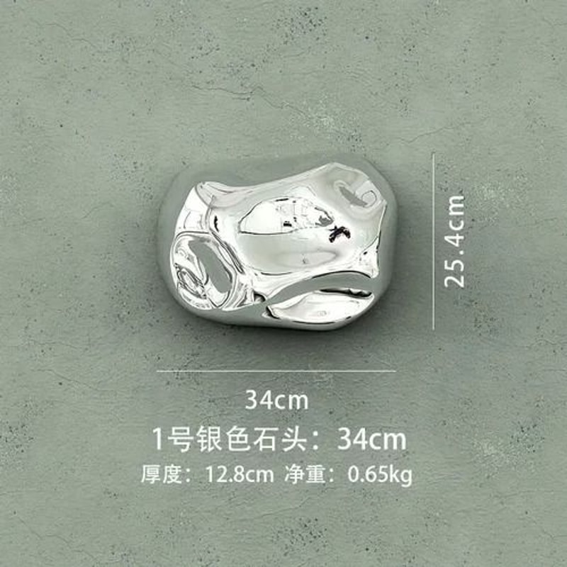 3D Gold Stone Wall Decor Modern Luxury Hanging Ornament Accent 16