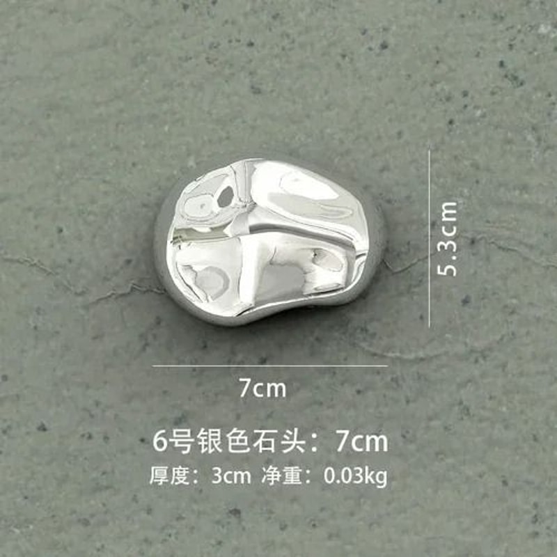 3D Gold Stone Wall Decor Modern Luxury Hanging Ornament Accent 1