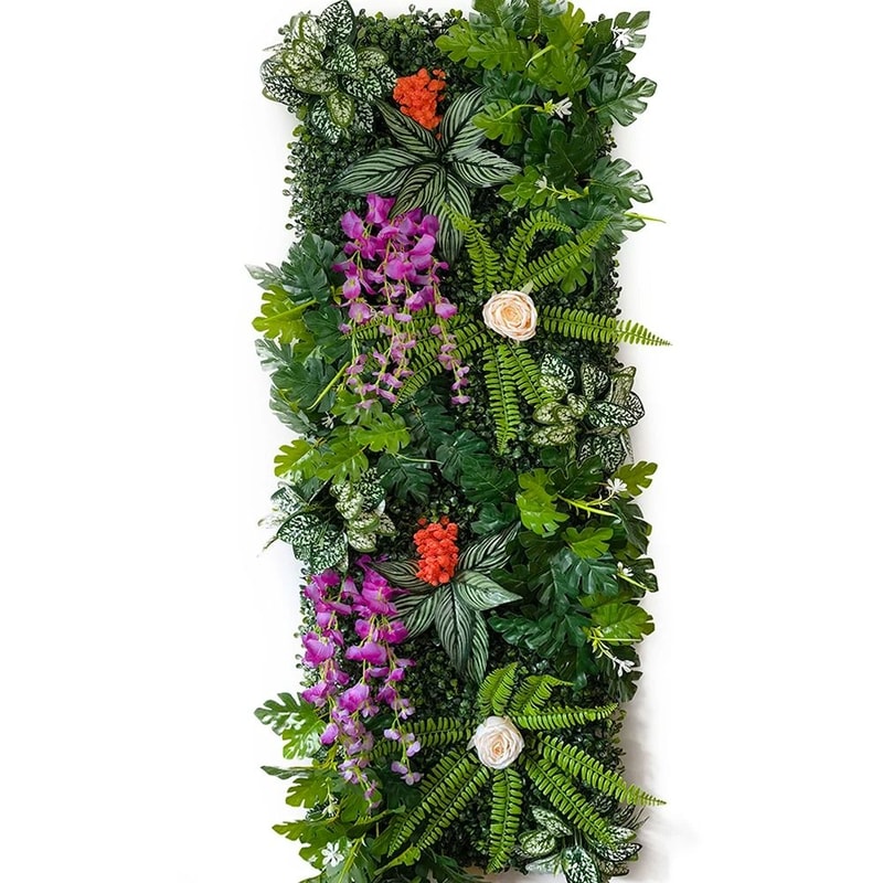 Artificial Grass Wall Panel Green Plant Backdrop Wedding Decor Garden Display 13