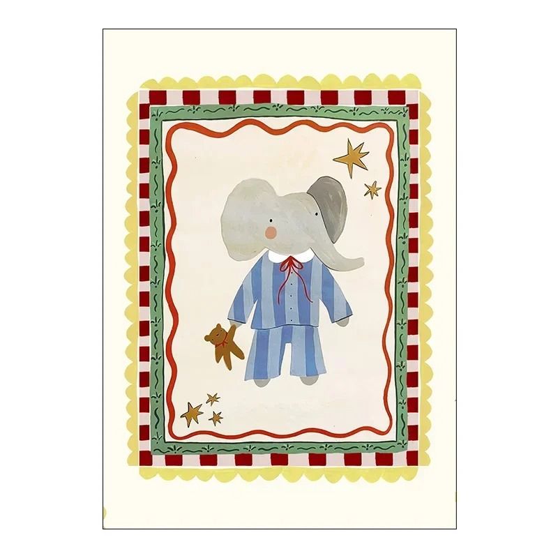 Nordic Kids Wall Art Poster Minimalist Nursery Decor Childrens Room Prints 10