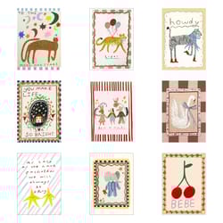 nordic kids wall art poster minimalist nursery decor childrens room prints