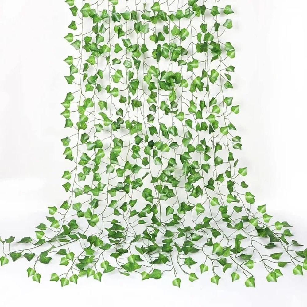 Artificial Ivy Garland Green Leaf Vine Hanging Plant Home Garden Decor 0