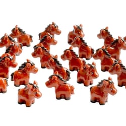 mini resin horse figurines set fairy garden dollhouse animal decor