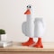 Funny Duck Resin Figurine Cute Desk Ornament Novelty Home Decor 0