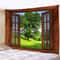 Window Scenery Wall Tapestry Nature View Mural Background Decor 24