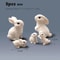 Mini Animal Figurines Set Fairy Garden Dollhouse Aquarium Decor 12