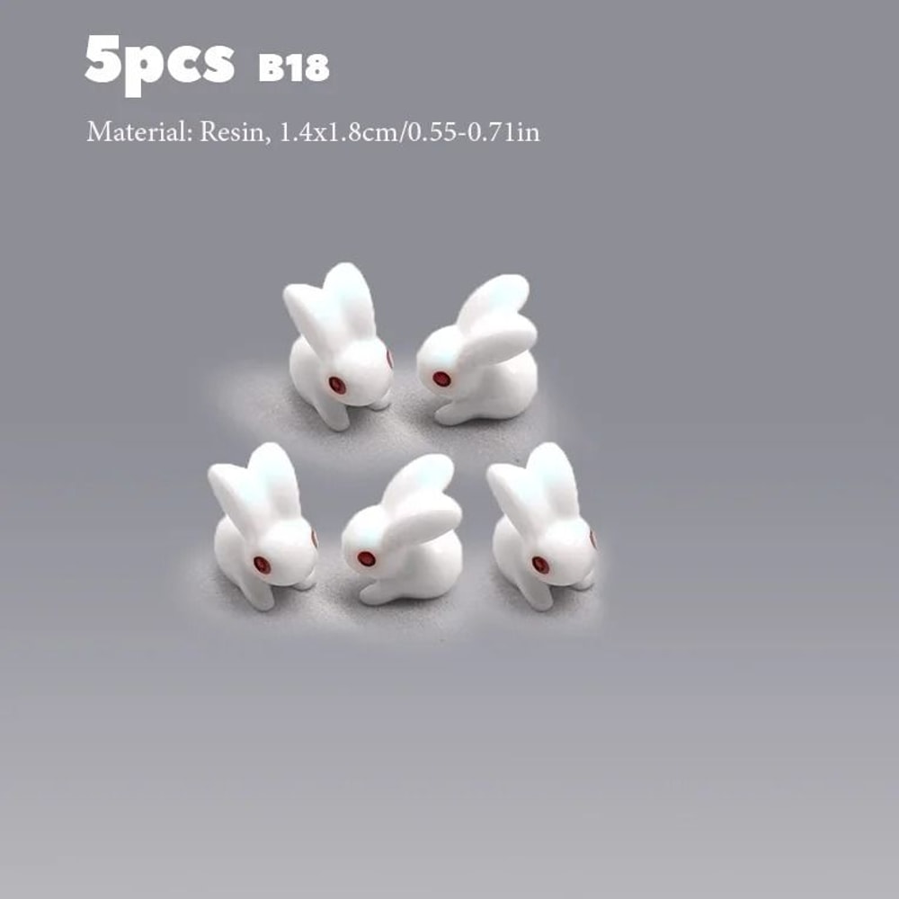 Mini Animal Figurines Set Fairy Garden Dollhouse Aquarium Decor 15