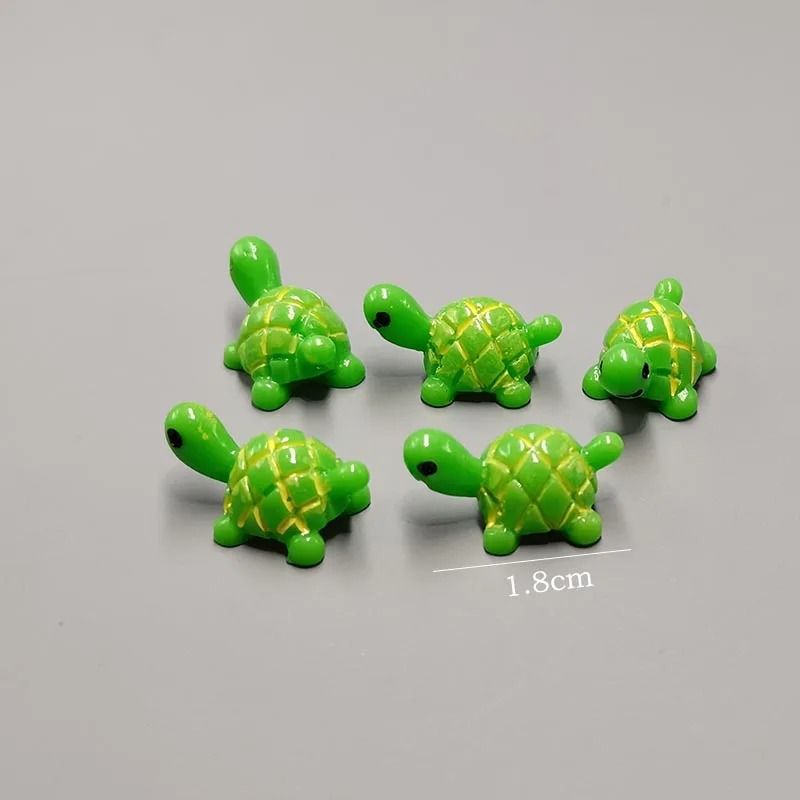 Mini Animal Figurines Set Fairy Garden Dollhouse Aquarium Decor 21