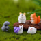 Mini Animal Figurines Set Fairy Garden Dollhouse Aquarium Decor 23