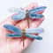 Kyanite Crystal Dragonfly Figurine Healing Butterfly Decor 6