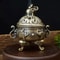 Elephant Incense Burner Metal Aromatherapy Meditation Decor 5