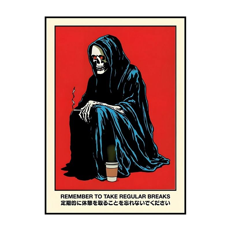 Japanese Koi Bonsai Canvas Wall Art Vintage Botanical Poster 14