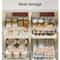 Pull Out Kitchen Storage Rack Sliding Drawer Cabinet Organizer 0