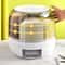 Rotating Rice Dispenser Airtight Grain Storage Container With 6 Compartments 2