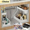 2 Tier Pull Out Under Sink Organizer Sliding Storage Drawer For Kitchen And Bathroom 0