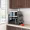 Expandable Microwave Shelf Rack Adjustable Kitchen Storage Organizer With Hooks 6
