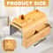 Wood Sofa Arm Tray Folding Couch Arm Table With Non Slip Base 2
