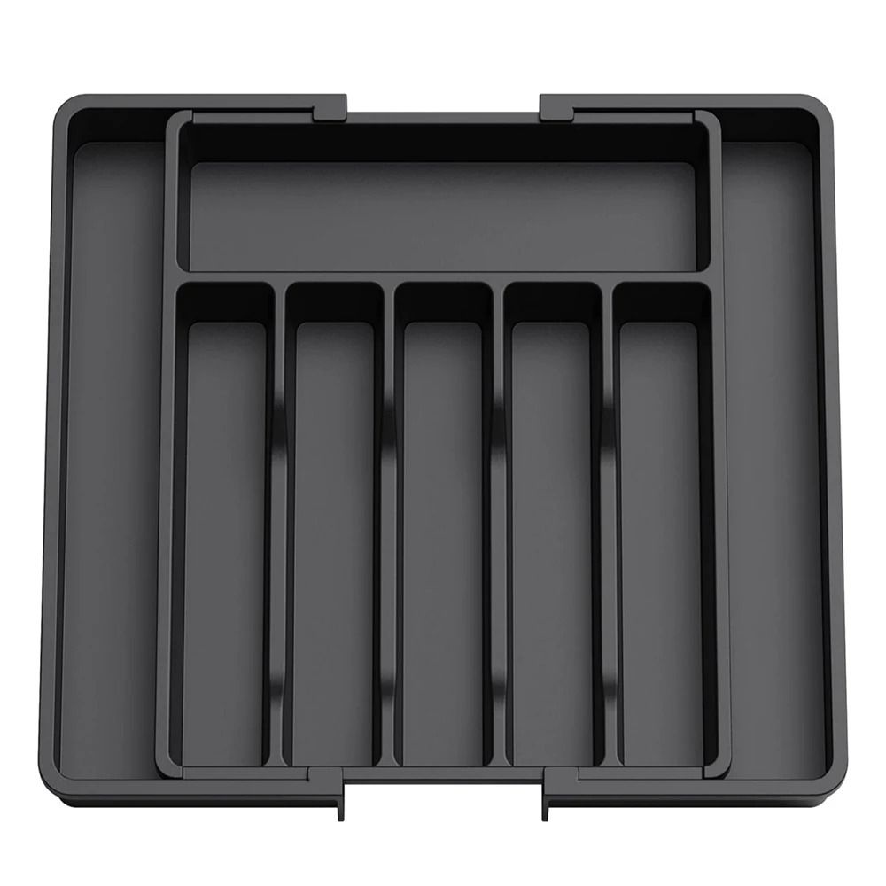 Expandable Cutlery Organizer Tray Adjustable Kitchen Drawer Silverware Holder 0